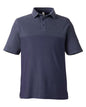 CORE365 CE112C - Men's Fusion ChromaSoftTM Colorblock Polo - Classic Navy/ Classic Navy Heather