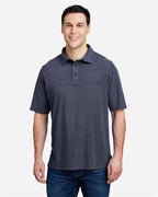 CORE365 CE112C - Men's Fusion ChromaSoftTM Colorblock Polo - Classic Navy/ Classic Navy Heather