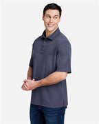 CORE365 CE112C - Men's Fusion ChromaSoftTM Colorblock Polo - Classic Navy/ Classic Navy Heather