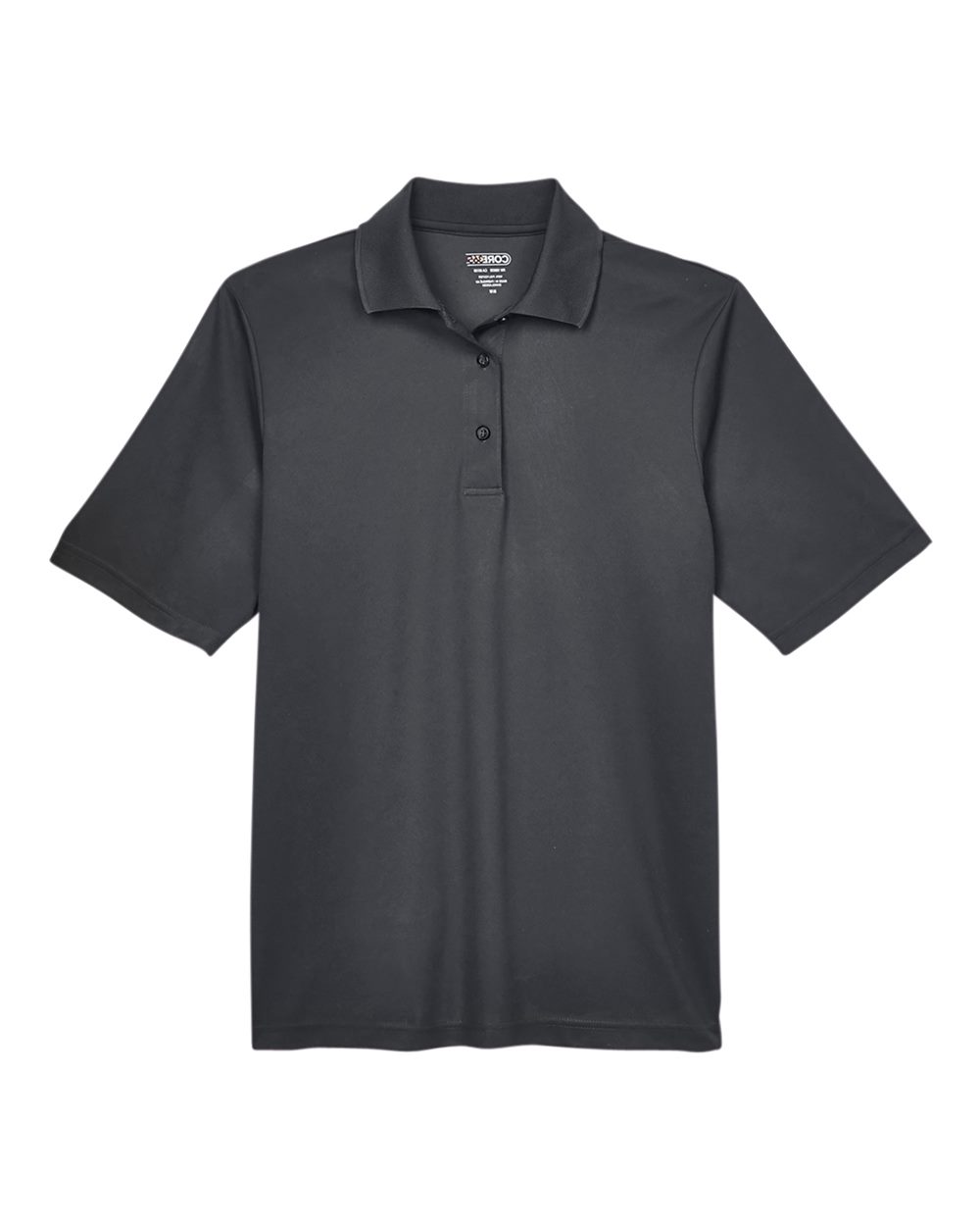 CORE365 88181T — Men's Tall Origin Performance Piqué Polo — Carbon (flat)