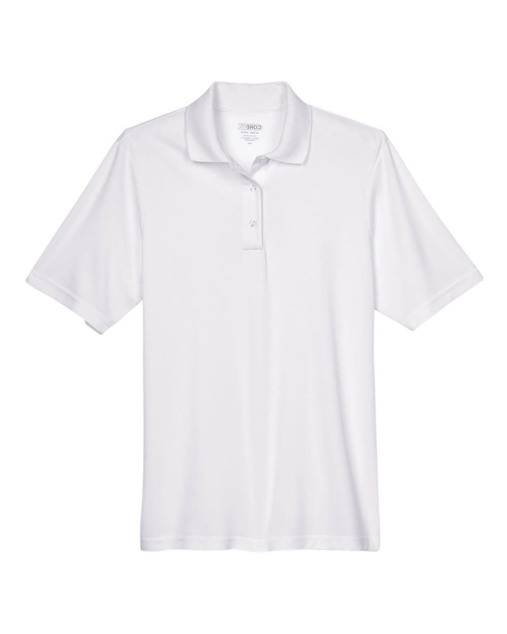 CORE365 88181T — Men's Tall Origin Performance Piqué Polo — White (flat)