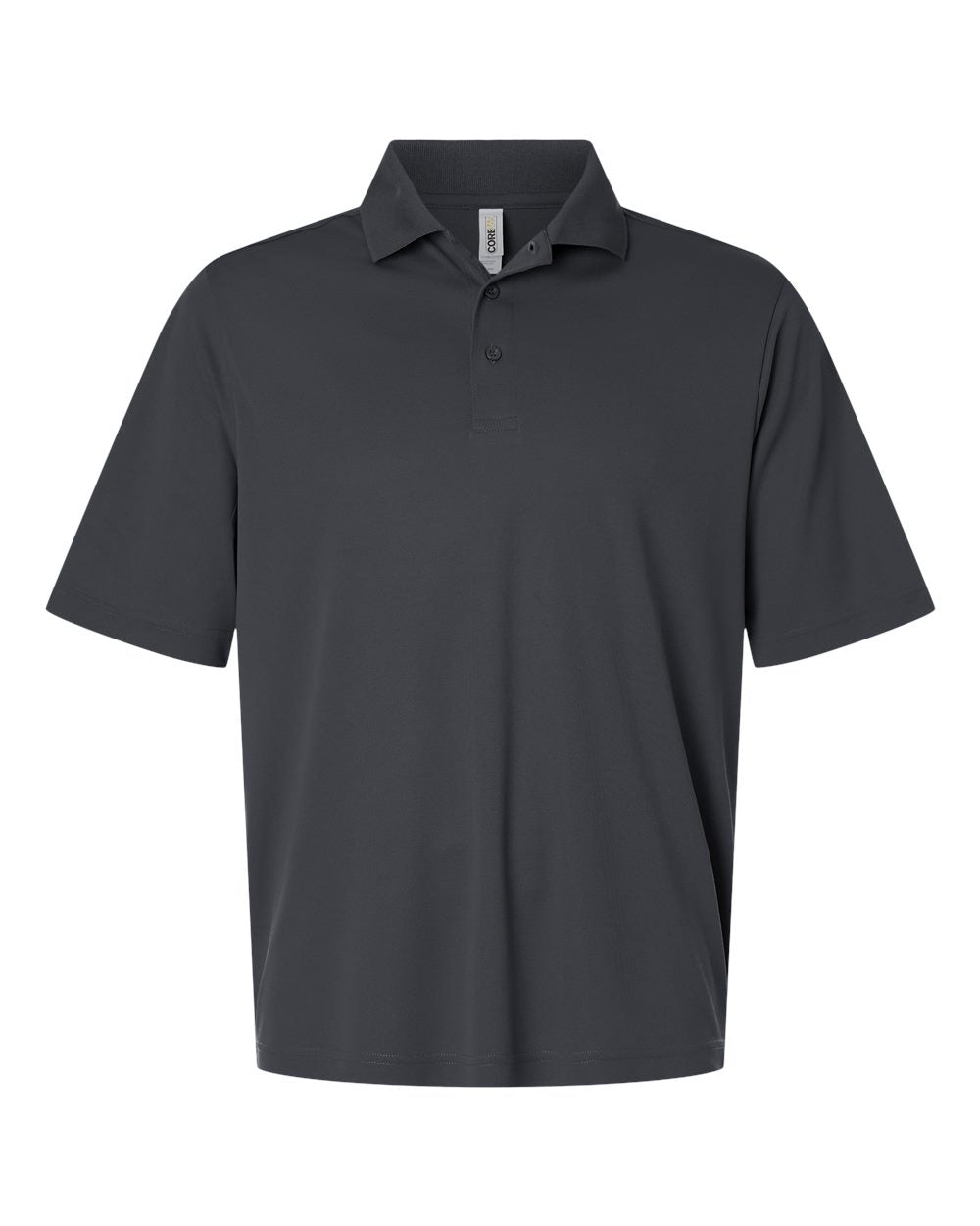 CORE365 CE108T — Men's Tall Nova Performance Pique Polo — Carbon (flat)