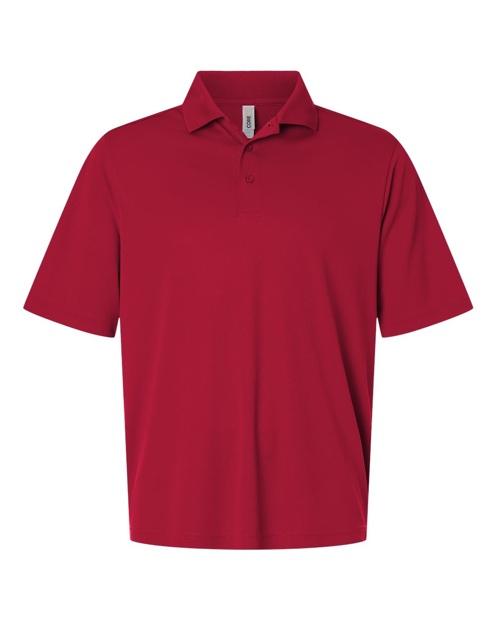 CORE365 CE108T — Men's Tall Nova Performance Pique Polo — Classic Red (flat)