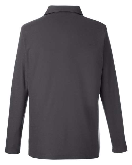 CORE365 CE112L - Men's Fusion ChromaSoftTM Long Sleeve Pique Polo - Carbon