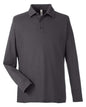 CORE365 CE112L - Men's Fusion ChromaSoftTM Long Sleeve Pique Polo - Carbon