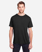 CORE365 CE111T — Unisex Tall Fusion ChromaSoft™ Performance T-Shirt — Black
