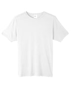 CORE365 CE111T — Unisex Tall Fusion ChromaSoft™ Performance T-Shirt — White (flat)