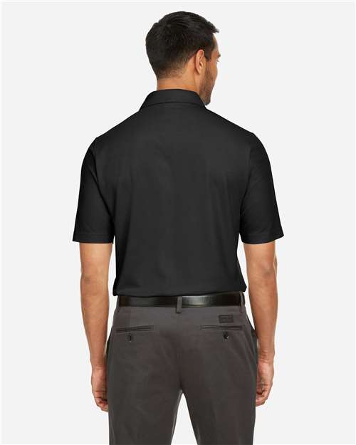 CORE365 CE112T - Men's Tall Fusion ChromaSoftTM Pique Polo - Black