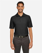 CORE365 CE112T - Men's Tall Fusion ChromaSoftTM Pique Polo - Black