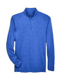 UltraClub 8618 - Men's Cool & Dry Heathered Performance Quarter-Zip Pullover