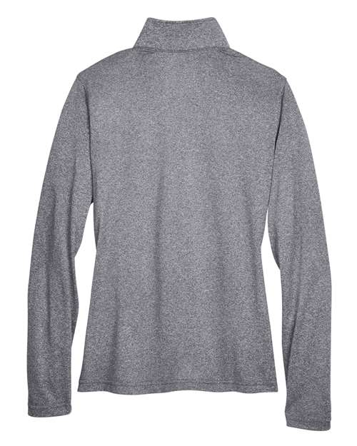 UltraClub 8618W - Women's Cool & Dry Heathered Performance Quarter-Zip Pullover UltraClub