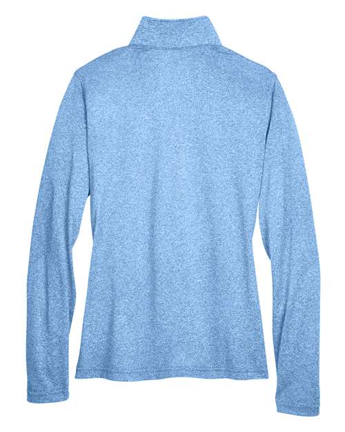 UltraClub 8618W - Women's Cool & Dry Heathered Performance Quarter-Zip Pullover UltraClub