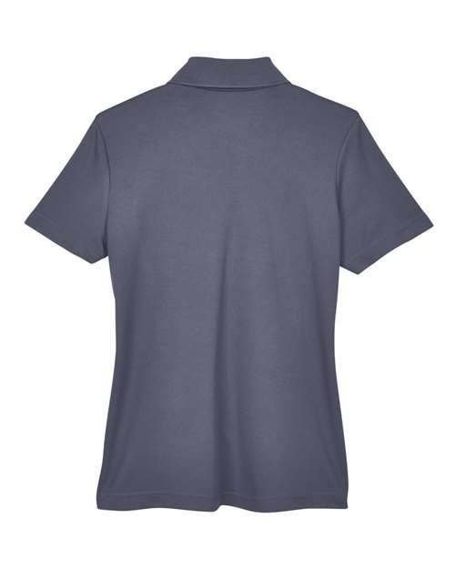 CORE365 CE101W - Women's Balance Colorblock Performance Pique Polo - Black/ Carbon