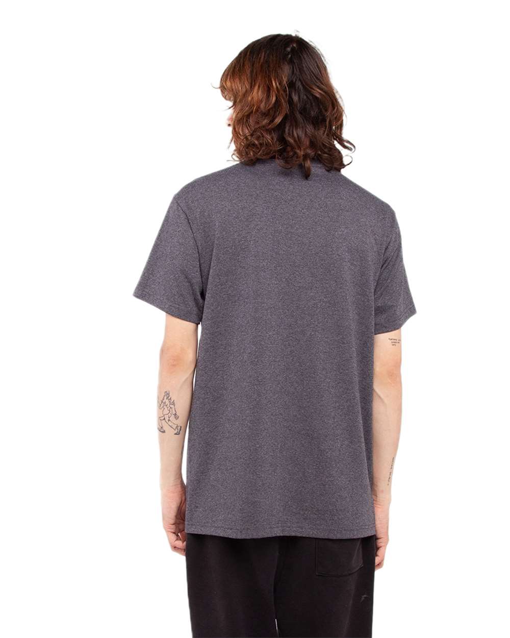Shaka Wear SHASS - Unisex Active Tee - Charcoal Grey Heather