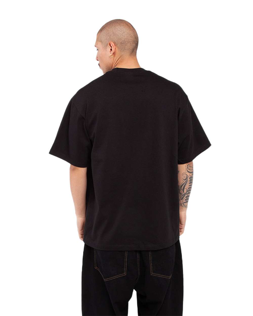 Shaka Wear SHMHSS - Unisex Max Heavyweight Tee - Black