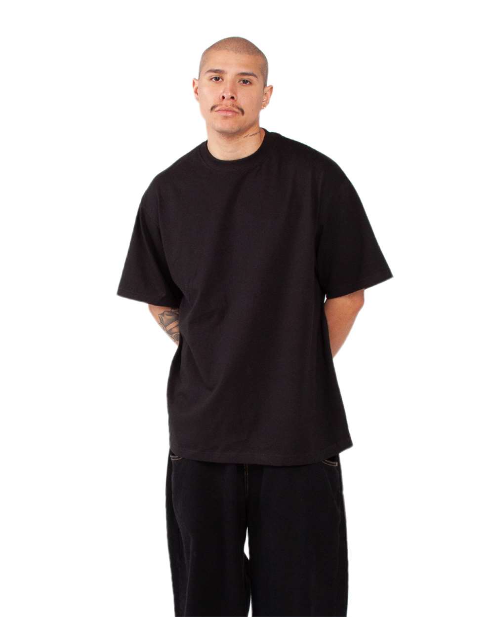 Shaka Wear SHMHSS - Unisex Max Heavyweight Tee - Black