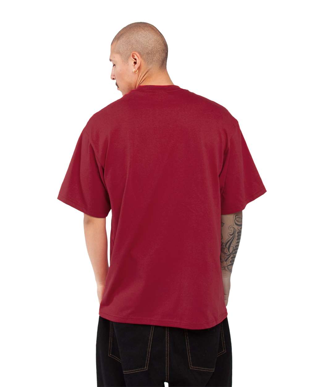 Shaka Wear SHMHSS - Unisex Max Heavyweight Tee - Cardinal