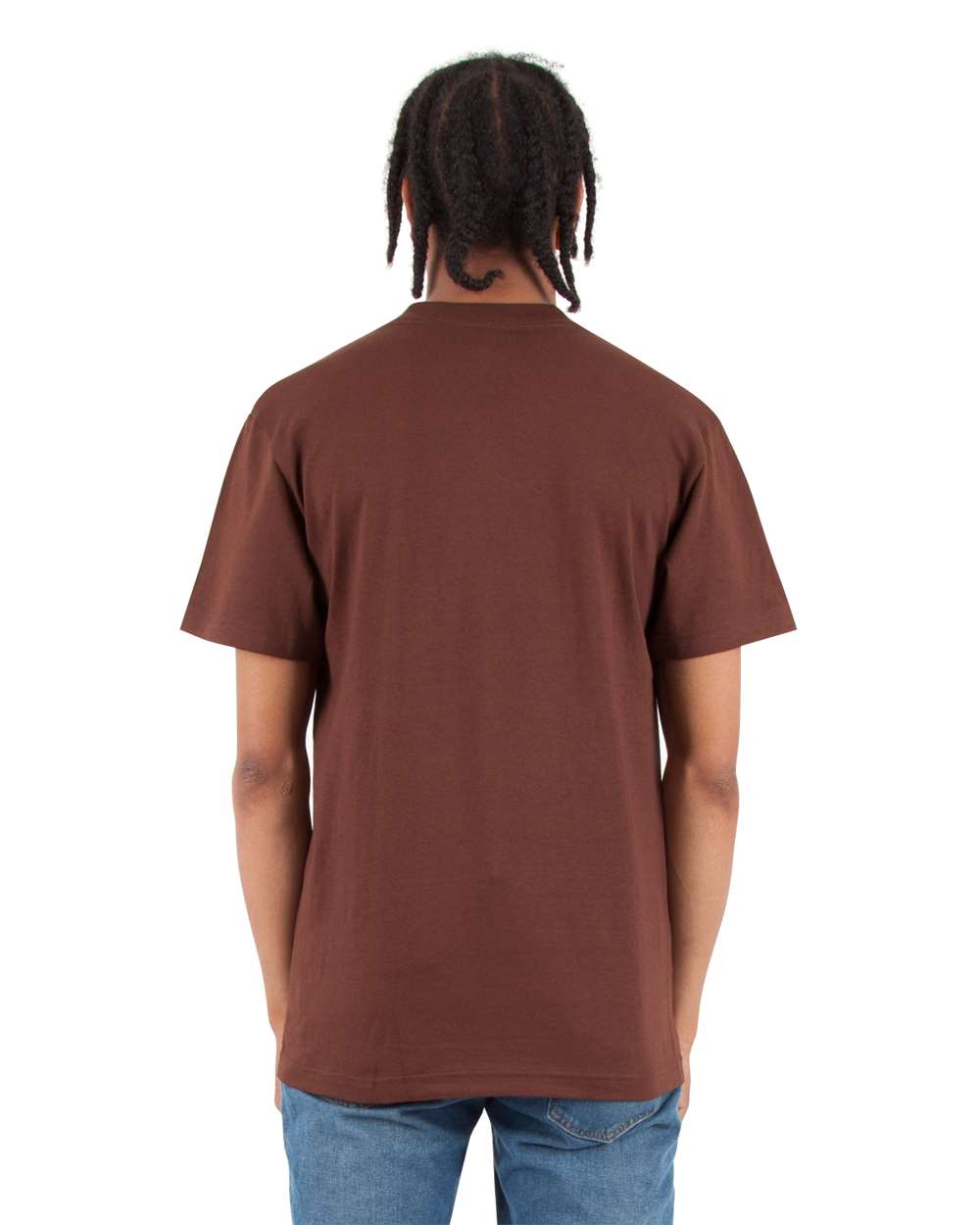 Shaka Wear SHVEE - Unisex V-Neck Tee - Brown