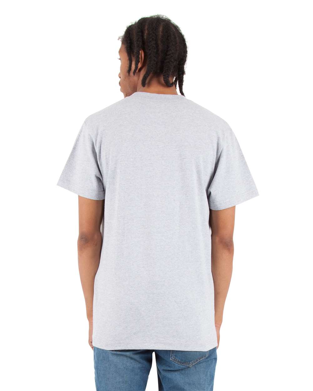 Shaka Wear SHVEE - Unisex V-Neck Tee - Heather Grey