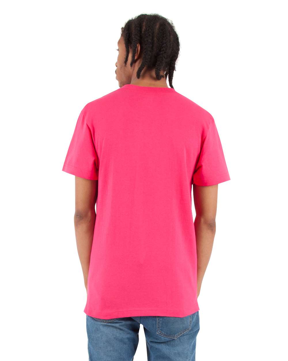 Shaka Wear SHVEE - Unisex V-Neck Tee - Hot Pink