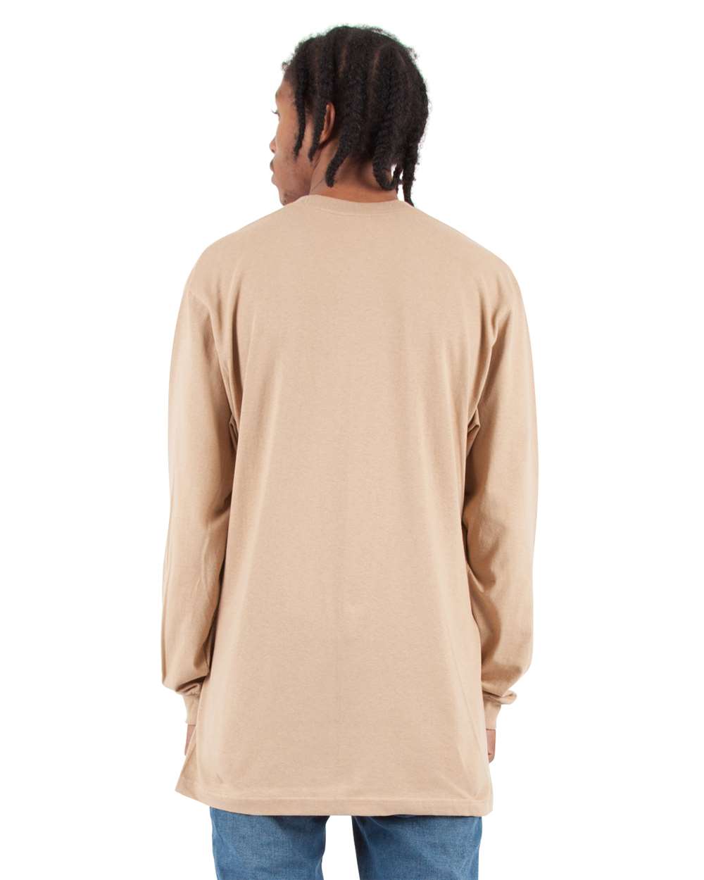 Shaka Wear SHALS - Unisex Active Long Sleeve Tee - Khaki