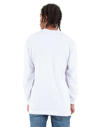 Shaka Wear SHALS - Unisex Active Long Sleeve Tee - White