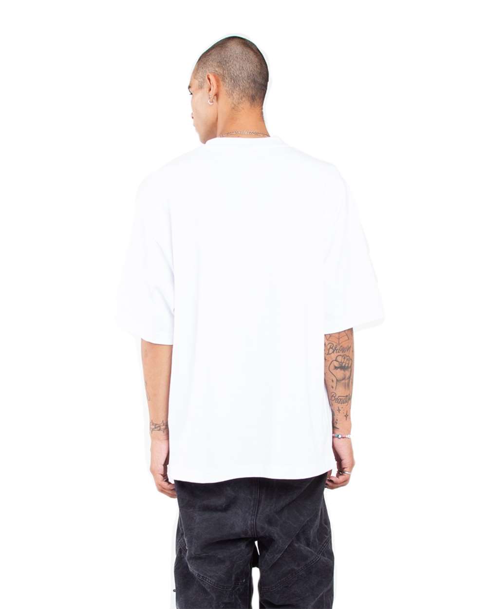 Shaka Wear SHGDN - Unisex Garment-Dyed Designer Tee - White