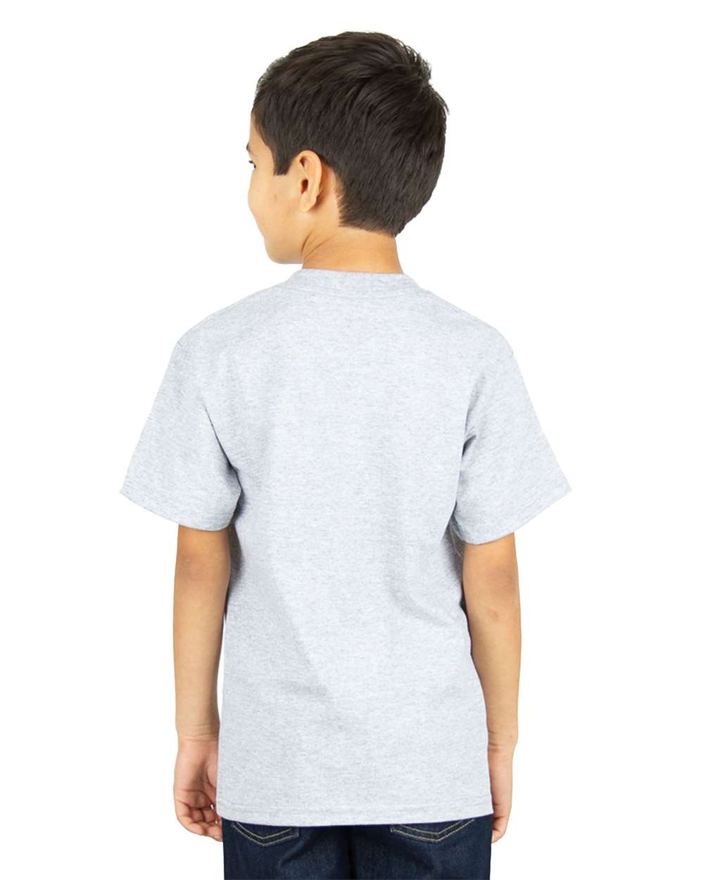 Shaka Wear SHVEEY - Youth V-Neck Tee - Heather Grey