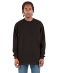 Shaka Wear SHMHLST - Unisex Tall Max Heavyweight Long Sleeve Tee - Black