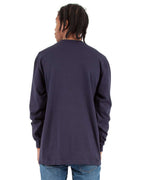 Shaka Wear SHMHLST - Unisex Tall Max Heavyweight Long Sleeve Tee - Navy