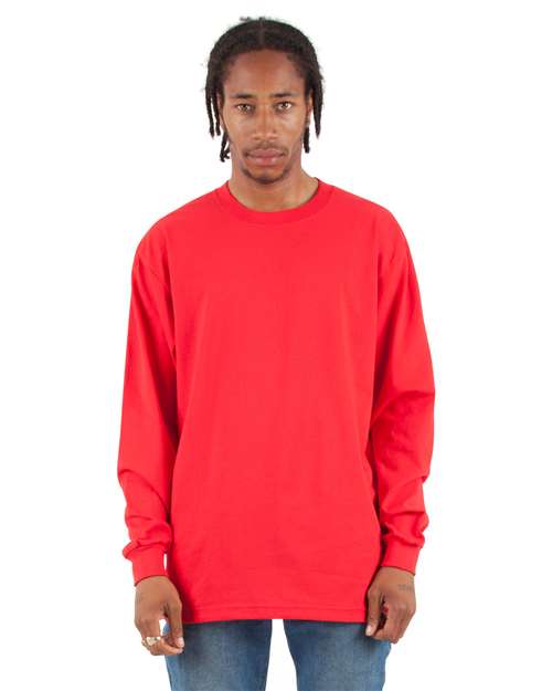 Shaka Wear SHMHLST - Unisex Tall Max Heavyweight Long Sleeve Tee