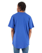 Shaka Wear SHCLT - Unisex Curved Hem Long Tee - Royal