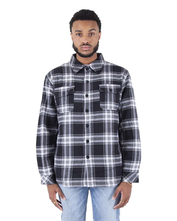 Shaka Wear SHPFJ - Unisex Plaid Jacket