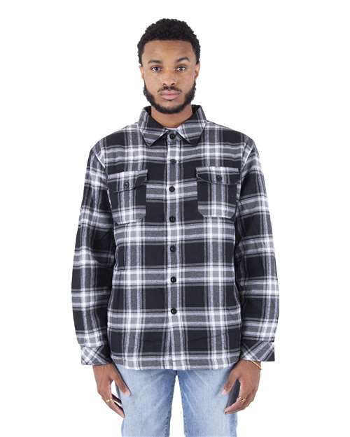 Shaka Wear SHPFJ - Unisex Plaid Jacket