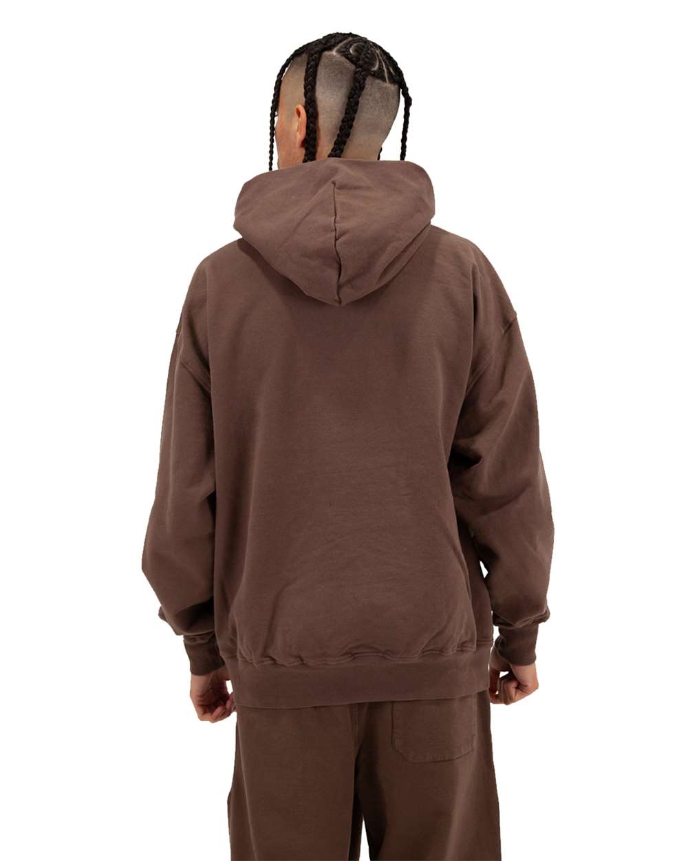 Shaka Wear SHGDH - Unisex Los Angeles Garment-Dyed Hoodie Sweatshirt - Mocha