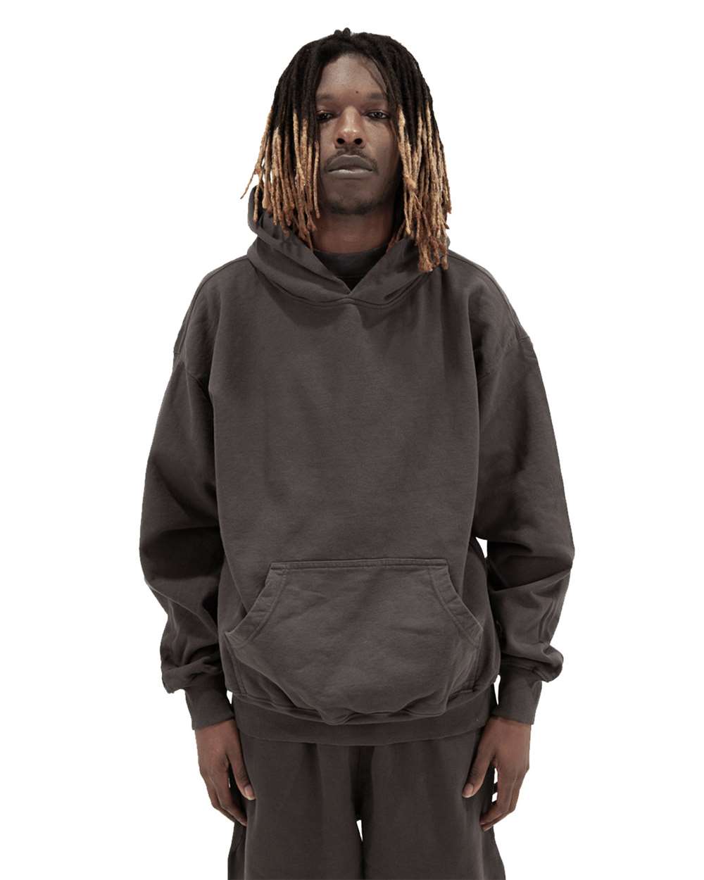 Shaka Wear SHGDH - Unisex Los Angeles Garment-Dyed Hoodie Sweatshirt - Shadow