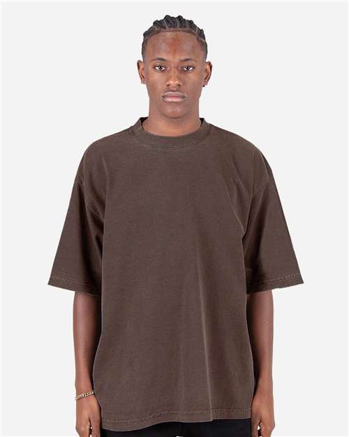 Shaka Wear SHGDD - Unisex Max Heavyweight Garment-Dyed Drop Shoulder Tee
