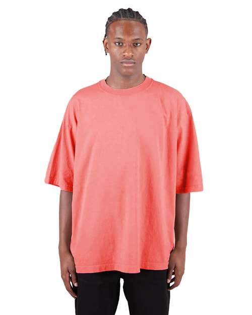 Shaka Wear SHGDD - Unisex Max Heavyweight Garment-Dyed Drop Shoulder Tee