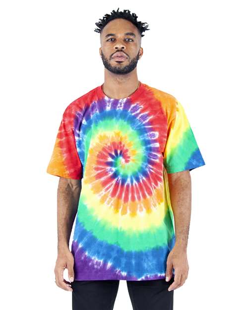 Shaka Wear SHTDSS - Unisex Max Heavyweight Tie-Dyed Tee