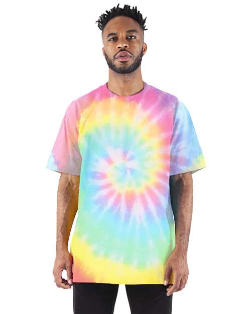 Shaka Wear SHTDSS - Unisex Max Heavyweight Tie-Dyed Tee