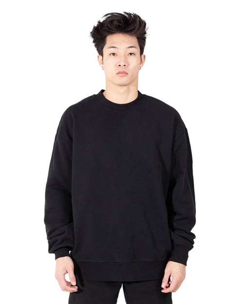 Shaka Wear SHGFC - Unisex Los Angeles Garment-Dyed Crewneck Sweatshirt
