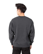 Shaka Wear SHGFC - Unisex Los Angeles Garment-Dyed Crewneck Sweatshirt - Shadow