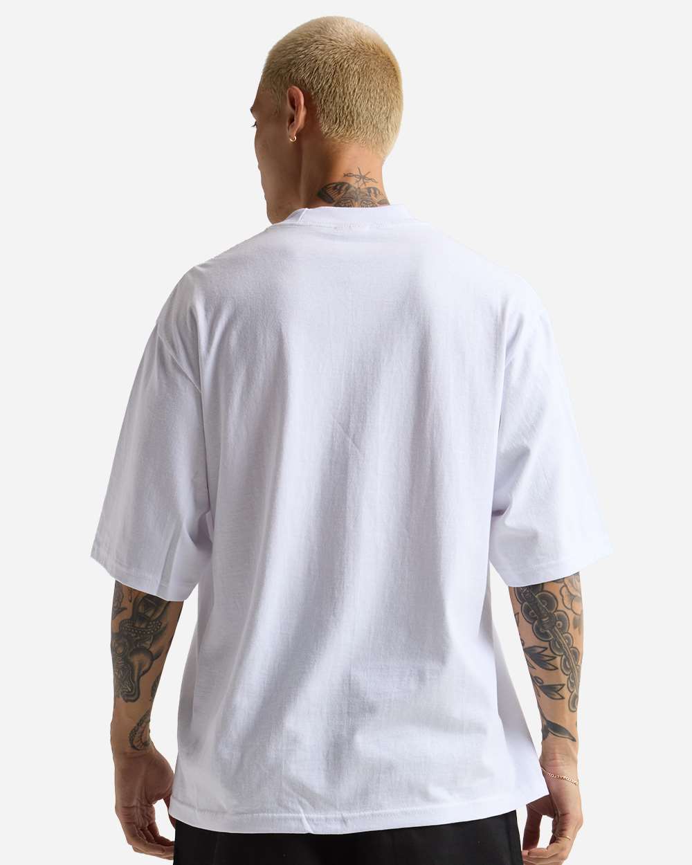 Shaka Wear SHMHO - Unisex Max Heavyweight Oversized Tee - White