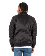 Shaka Wear SHBJ - Unisex Bomber Jacket - Black