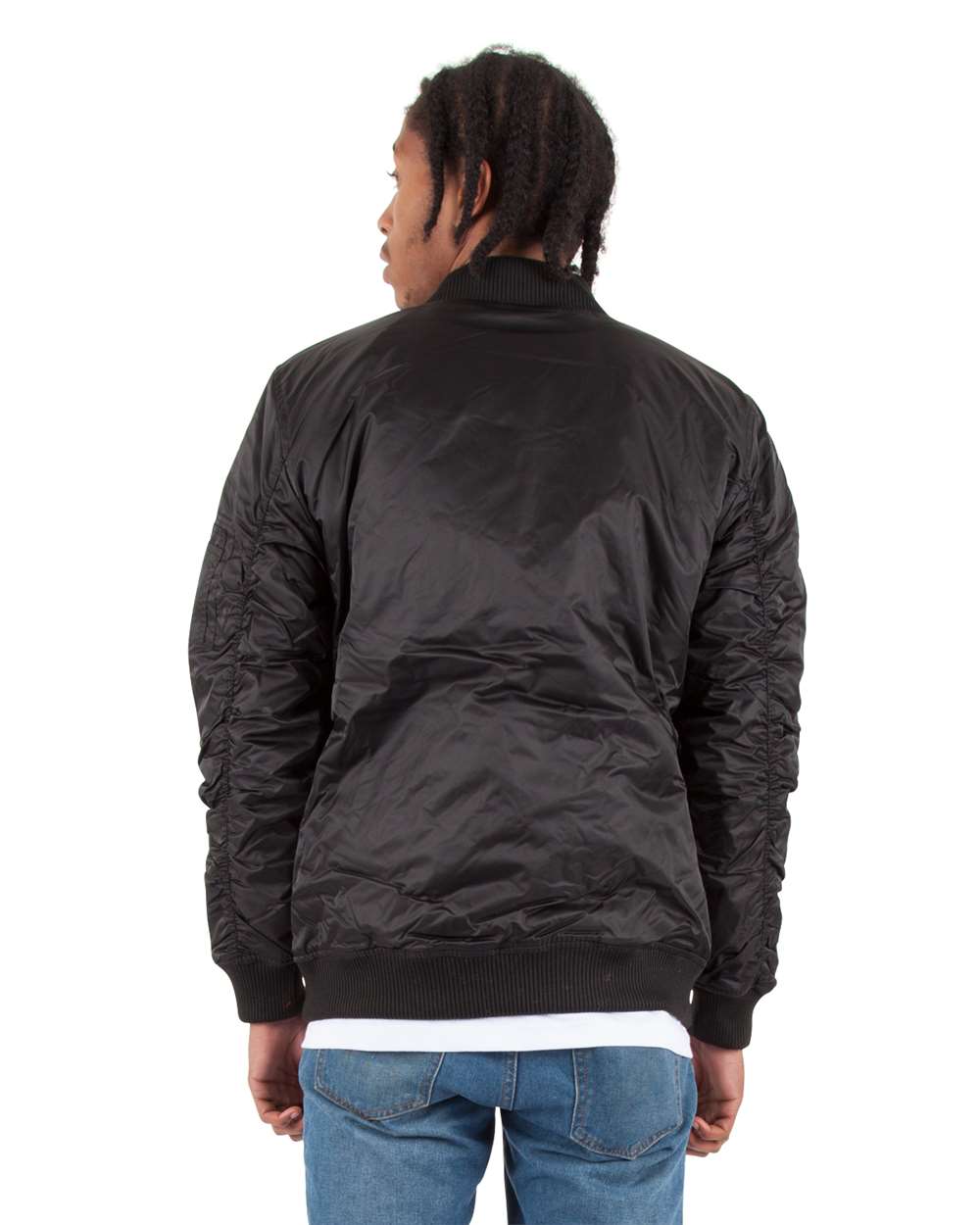 Shaka Wear SHBJ - Unisex Bomber Jacket - Black