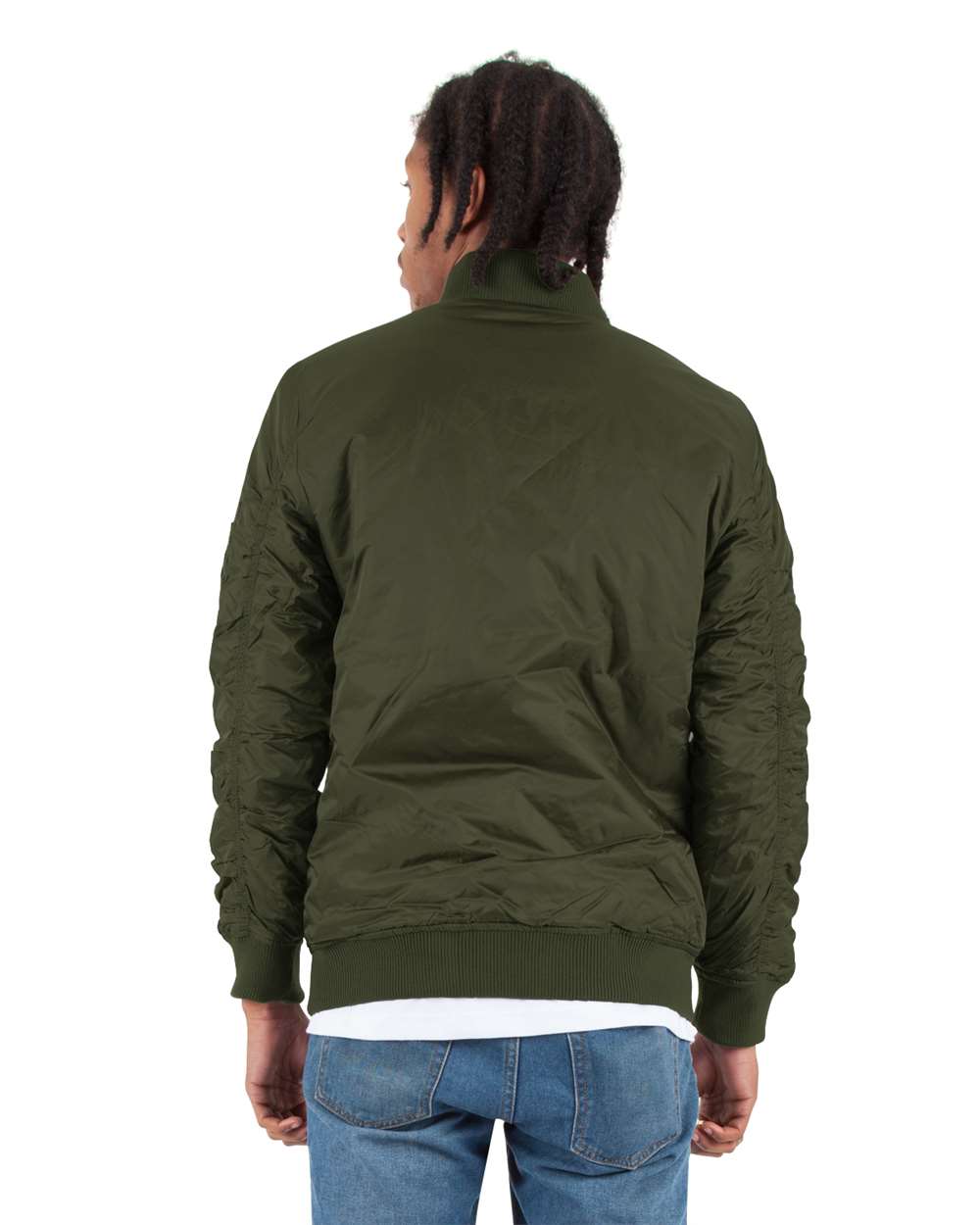 Shaka Wear SHBJ - Unisex Bomber Jacket - Olive