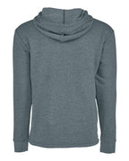 Next Level 9300 - Unisex Malibu Welt Pocket Hoodie Sweatshirt - Heather Slate Blue