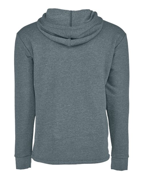 Next Level 9300 - Unisex Malibu Welt Pocket Hoodie Sweatshirt - Heather Slate Blue