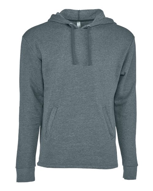 Next Level 9300 - Unisex Malibu Welt Pocket Hoodie Sweatshirt - Heather Slate Blue