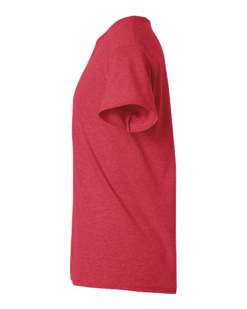 Gildan 3000 - Unisex Light Cotton T-Shirt - Heather Red
